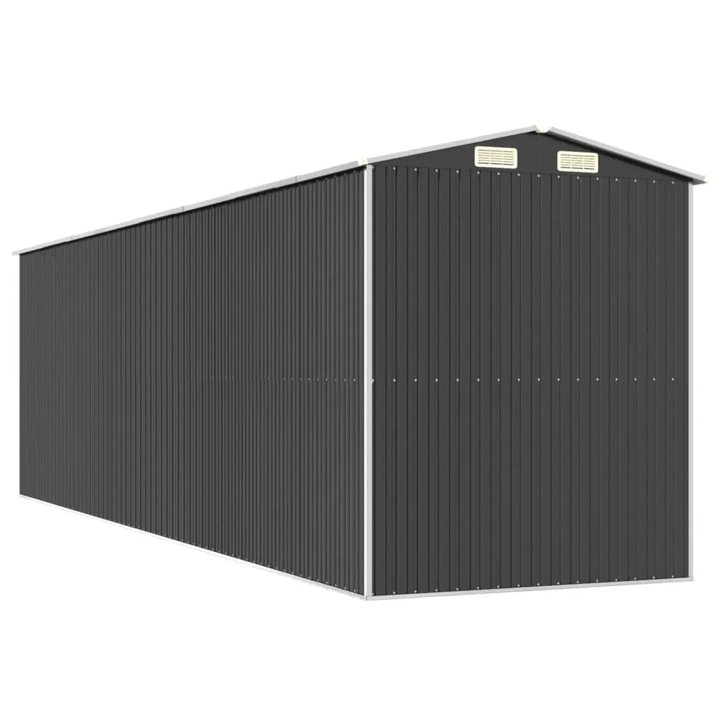 Garden Shed Galvanised Steel Structure Outdoor Storage Anthracite