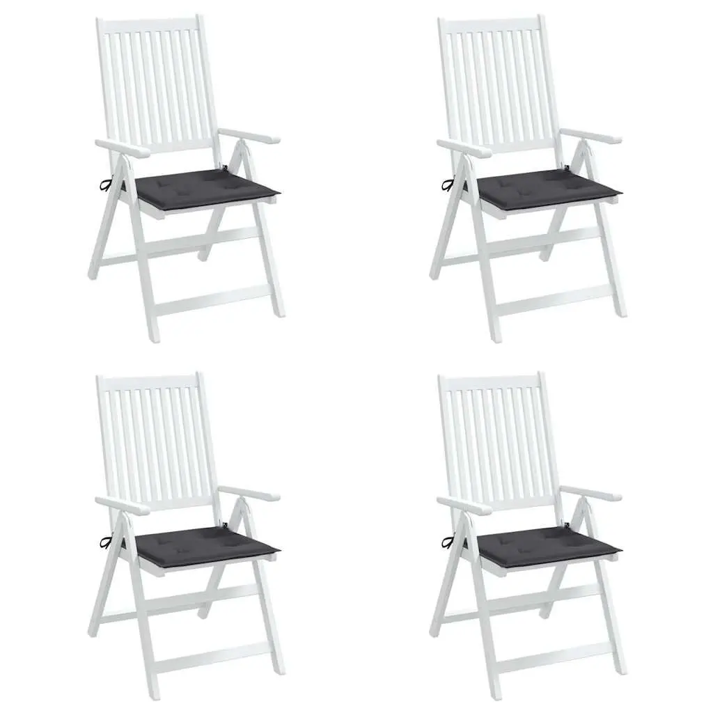 Garden Chair Cushions 4 pcs Oxford Fabric Anthracite Outdoor Patio Seat Pad