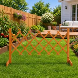 Garden Trellis Fence Panel 120x60cm Expandable Wooden Outdoor Privacy Screen