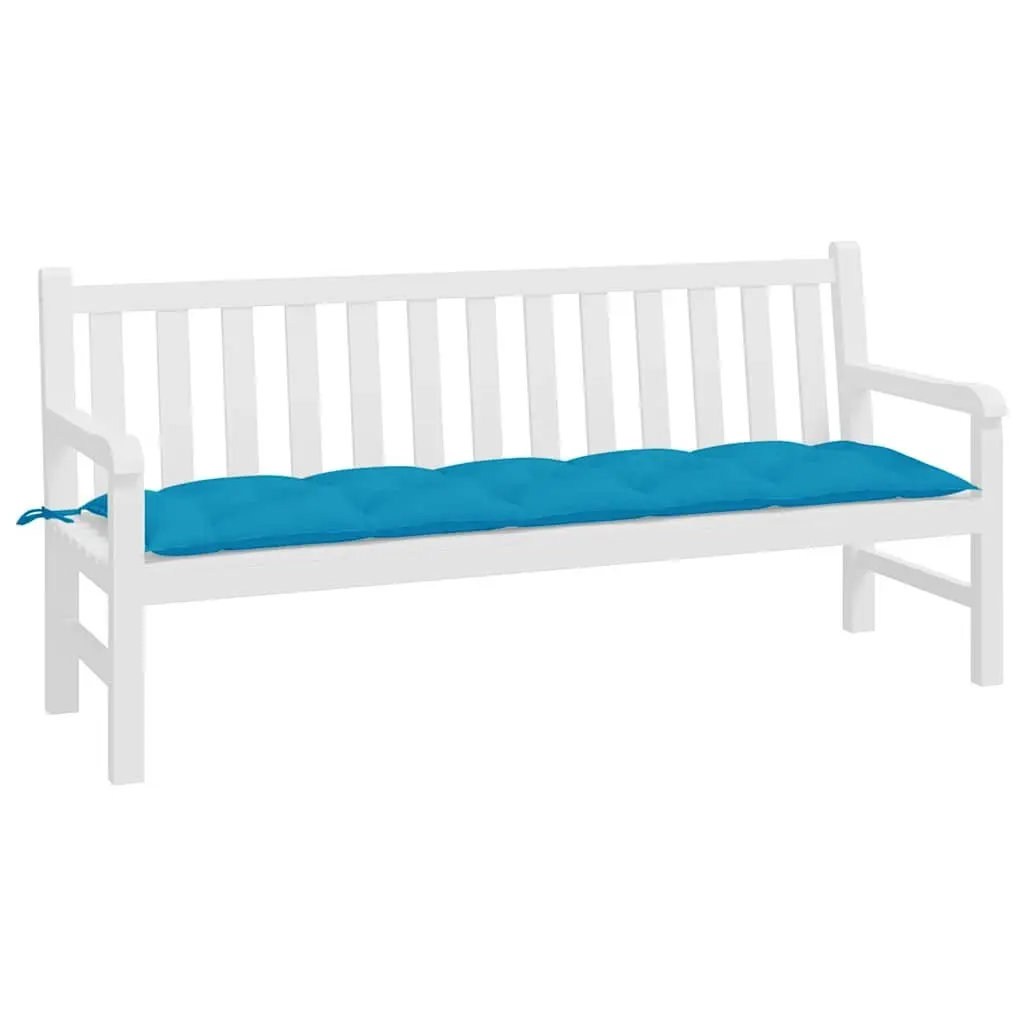Garden Bench Cushion Oxford Fabric 180x50x7 cm Blue Outdoor Patio Seat Pad