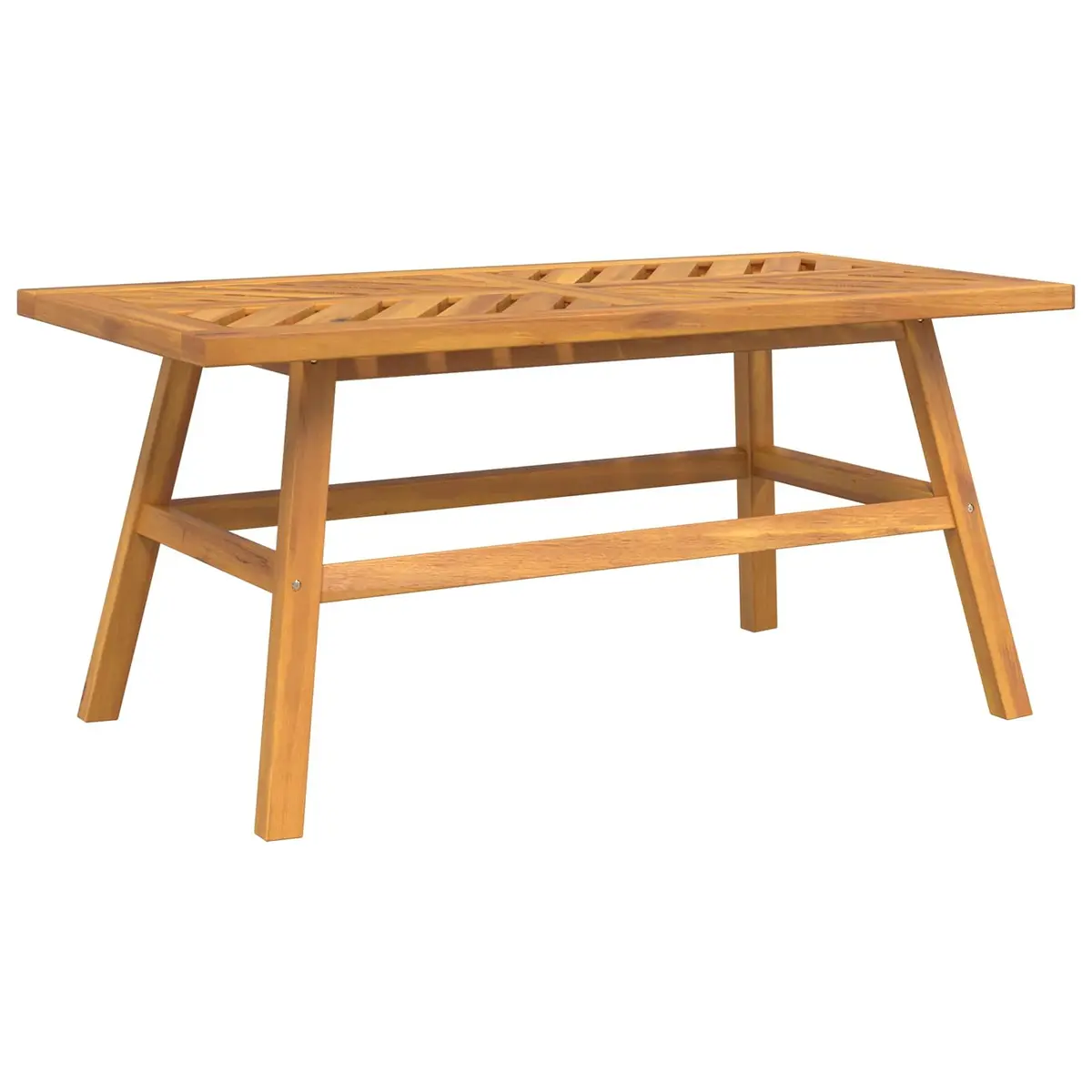 Garden Lounge Set 3 Piece Outdoor Furniture Brown Acacia Wood