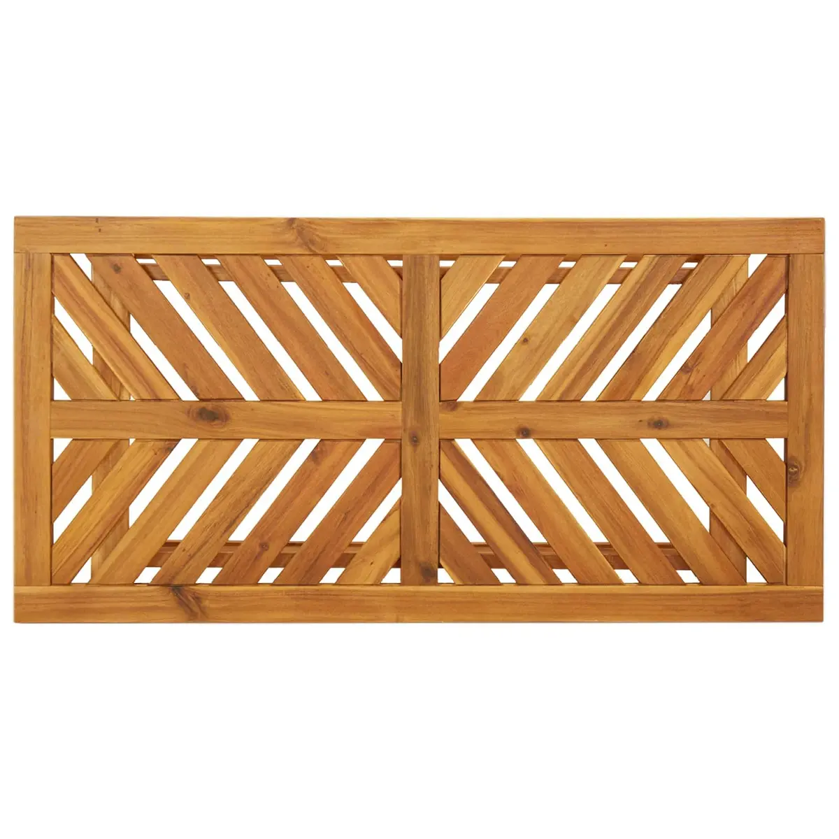 Garden Lounge Set 3 Piece Outdoor Furniture Brown Acacia Wood