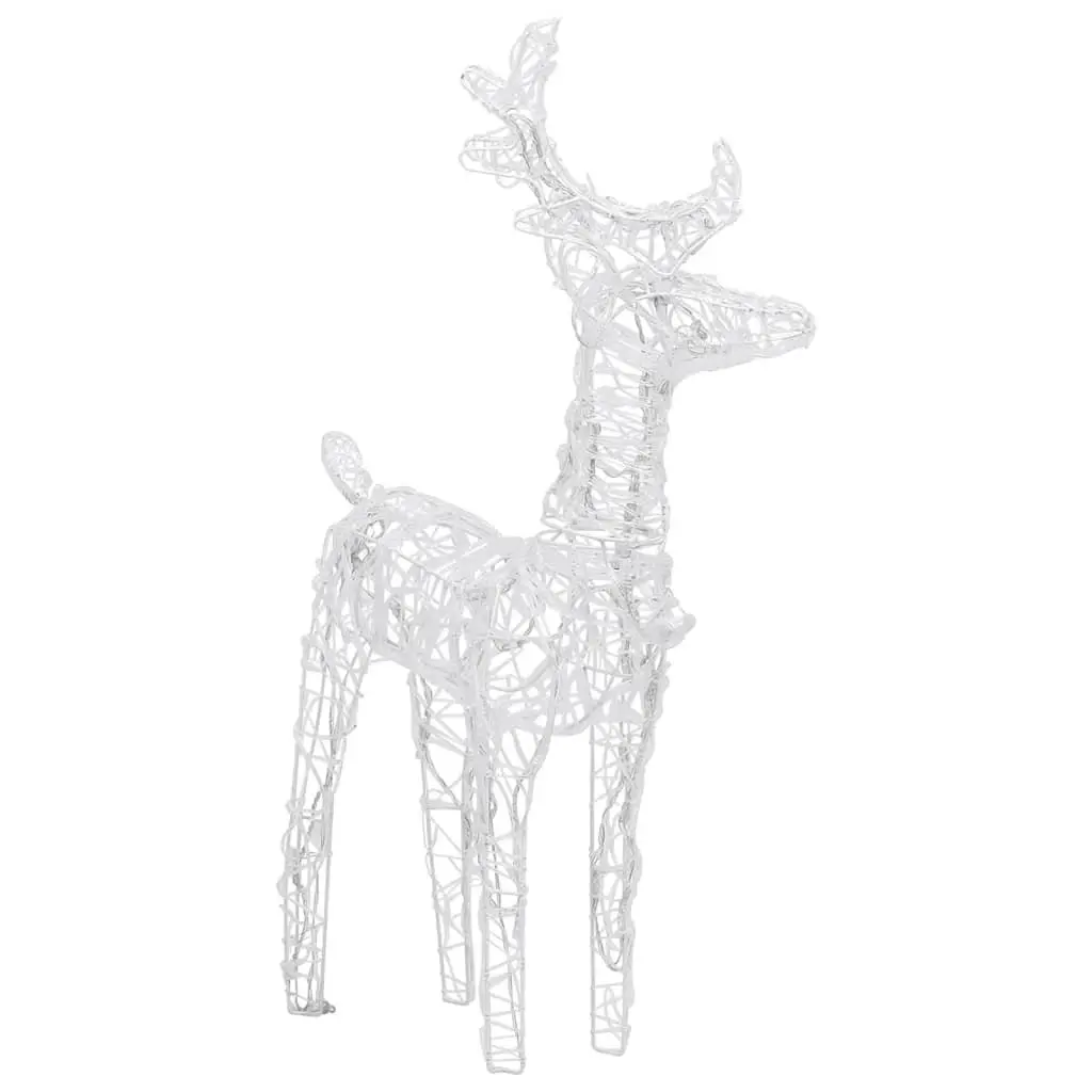Christmas Reindeer Decorations LED Light 6 Piece Blue Outdoor Yard Display