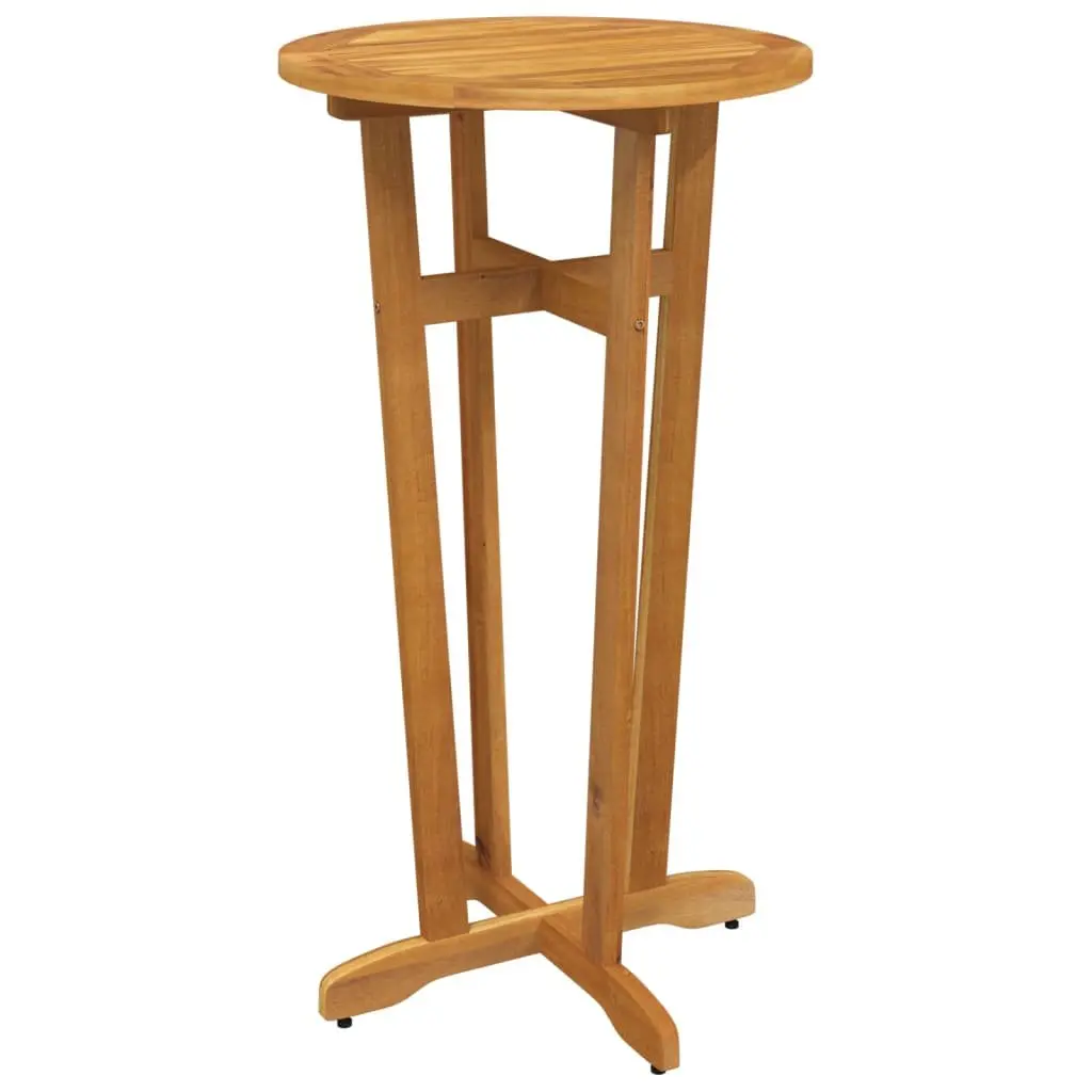 Garden Bar Set 3 Piece Outdoor Patio Furniture Solid Wood Acacia Brown