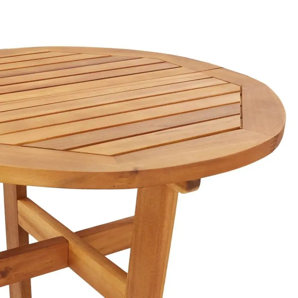 Garden Bar Set 3 Piece Outdoor Patio Furniture Solid Wood Acacia Brown