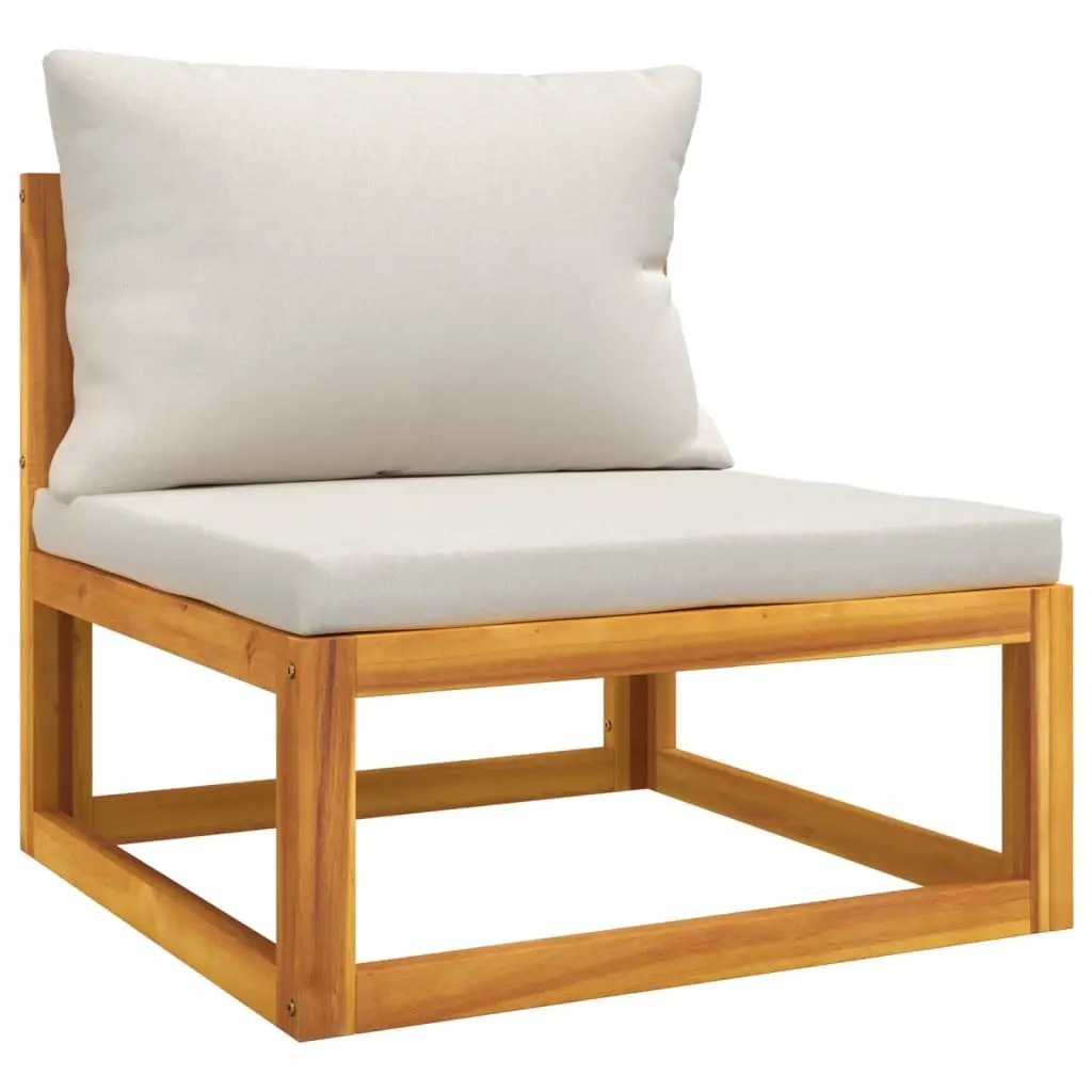 4 Piece Garden Lounge Set Outdoor Furniture with Cushions Solid Wood Patio Sofa