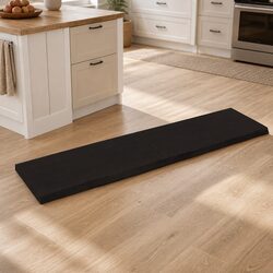 Solid Oak Wood Table Top Dark Brown 160x40cm Replacement Board Folding