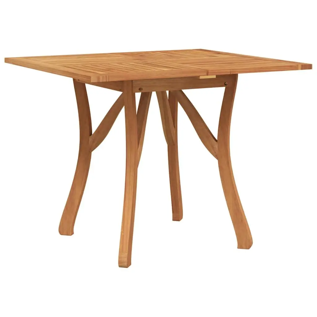 Garden Dining Set 3 Piece Outdoor Furniture Acacia Wood Table Chairs Brown