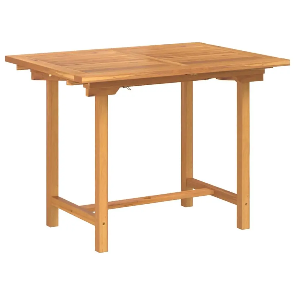 Garden Dining Set 7 Pieces Outdoor Table Chairs Brown Solid Teak Wood Modern