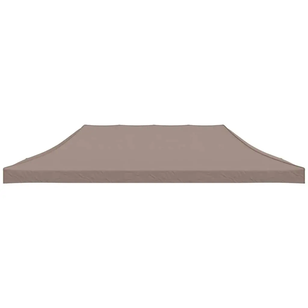 Party Tent Roof UV Weather Resistant 6x3m Taupe Outdoor Canopy Top Replacement Cover