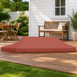 Party Tent Roof 6x3 m Replacement Canopy Top Outdoor Garden Marquee Cover Brown
