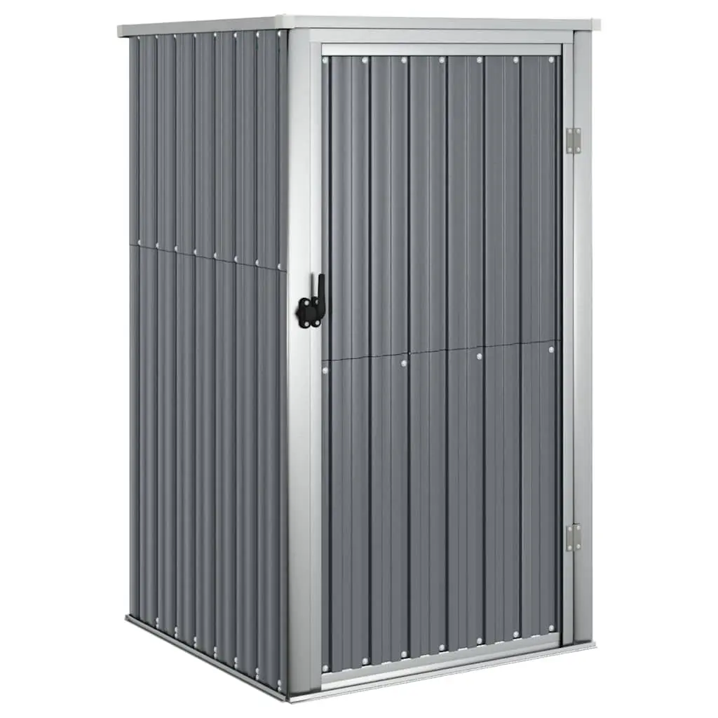 Garden Tool Shed Galvanised Steel Frame Grey 88x89x161cm