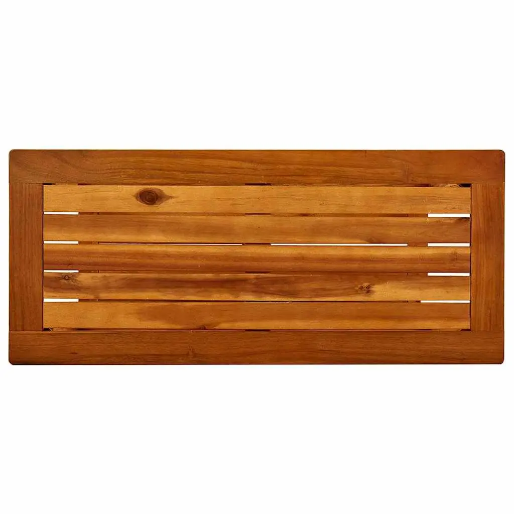 Garden Console Table Solid Acacia Wood 80x35x75cm Brown Outdoor Patio Furniture