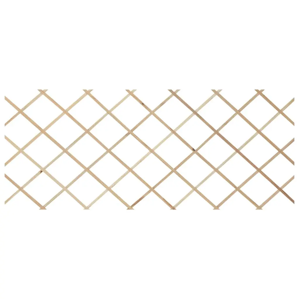 Wooden Garden Fence Panels 5 pcs Outdoor Privacy Screening Trellis Barriers