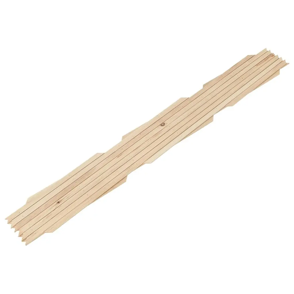 Wooden Garden Fence Panels 5 pcs Outdoor Privacy Screening Trellis Barriers