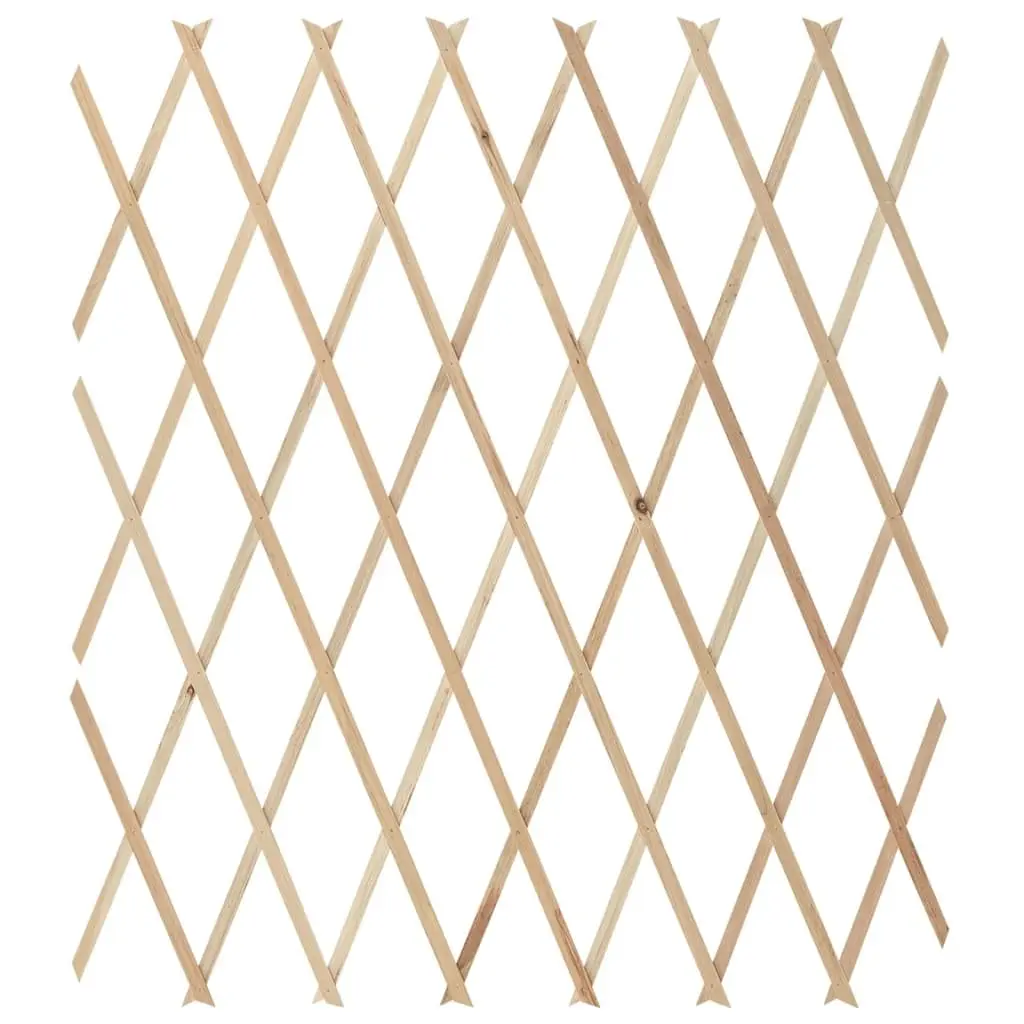 Wooden Garden Fence Panels 5 pcs Outdoor Privacy Screening Trellis Barriers