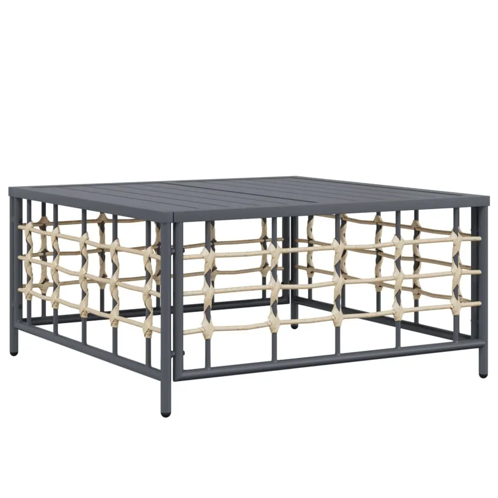 5 Piece Garden Lounge Set Outdoor Seating Furniture with Cushions Anthracite