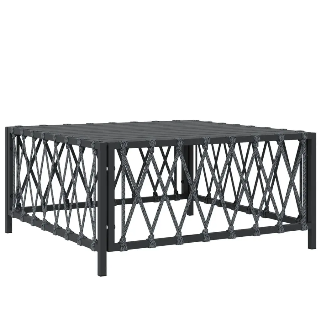 5 Piece Garden Lounge Set Anthracite Outdoor Furniture Modular Sofa with