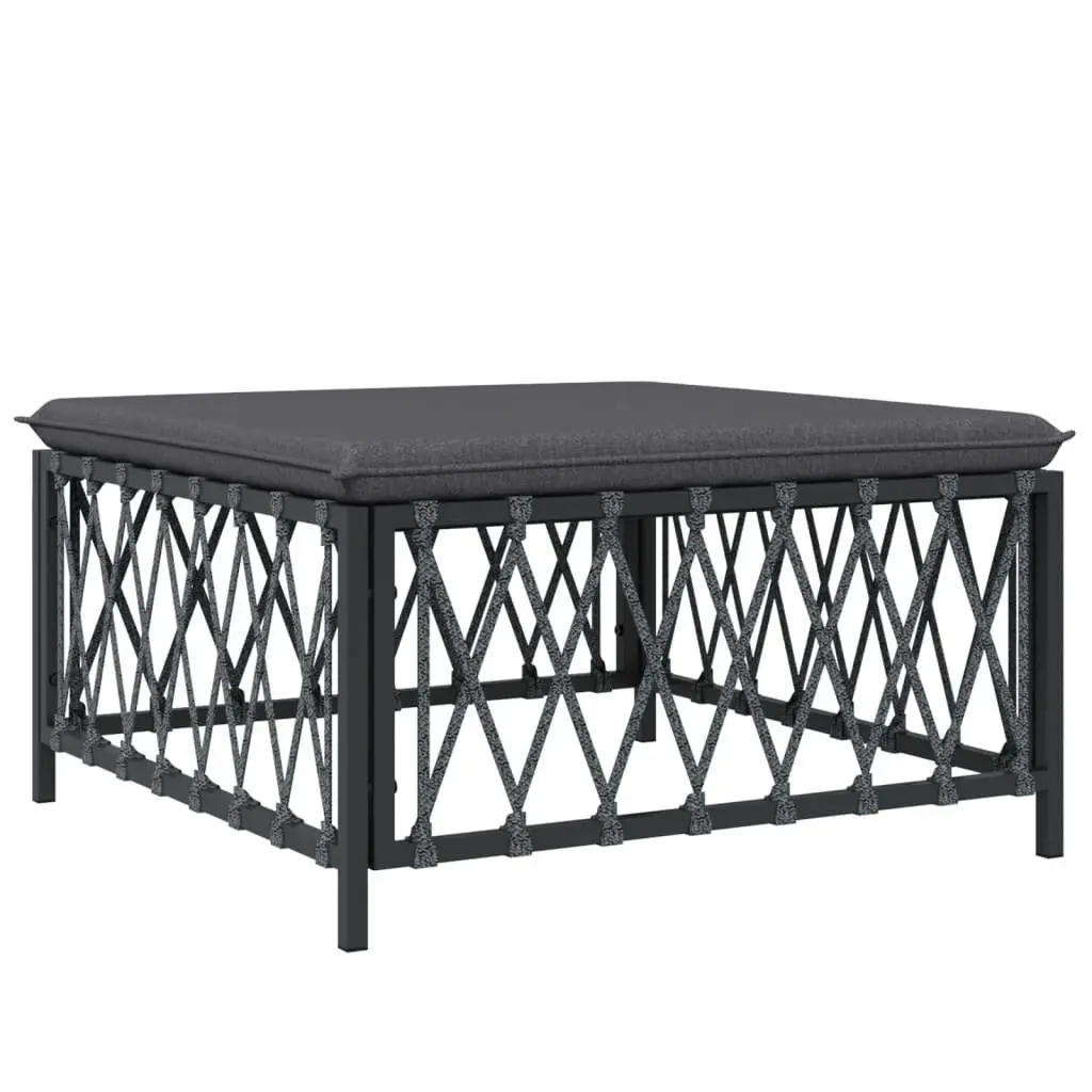 4 Piece Garden Lounge Set Anthracite Outdoor Furniture Patio Sofa Cushions