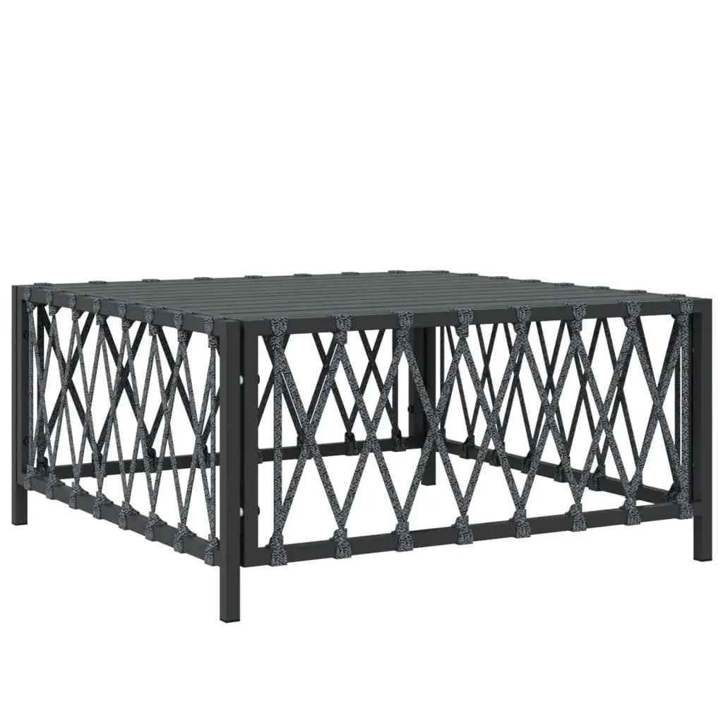 5 Piece Garden Lounge Set Anthracite Outdoor Furniture Sofa with Cushions