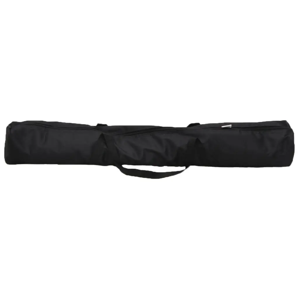 Backdrop Stand Adjustable 175-305 cm Width 100-243 cm Height Black Steel 2 pcs