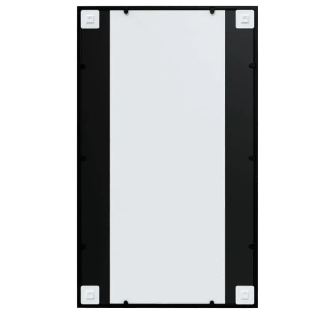 Wall Mirrors 3 Pieces Black 100x60 cm Metal Frame