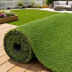 Artificial Grass Roll 1x10m 20mm High Green Lawn Garden Patio Balcony Decoration