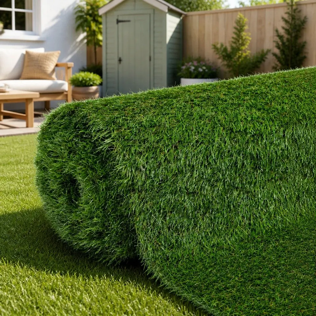 Artificial Grass 1x5m 30mm High Density Lawn Green Garden Patio Balcony Turf
