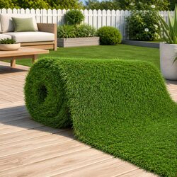 Artificial Grass 1x8m 30mm Green Lawn Turf Outdoor Indoor Garden Patio Balcony
