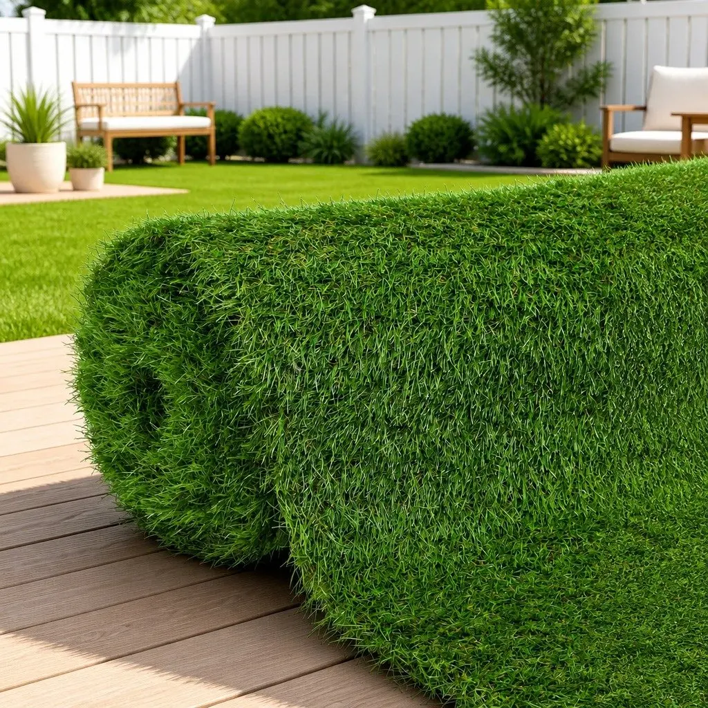 Artificial Grass 1x15m 30mm High Realistic Green Lawn Garden Patio Balcony Deck