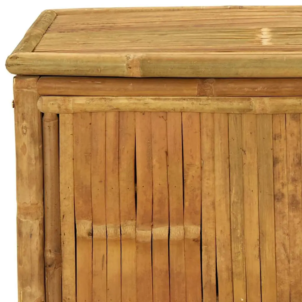 Garden Storage Box Bamboo 110x52x55cm Outdoor Bench Chest Deck Tool
