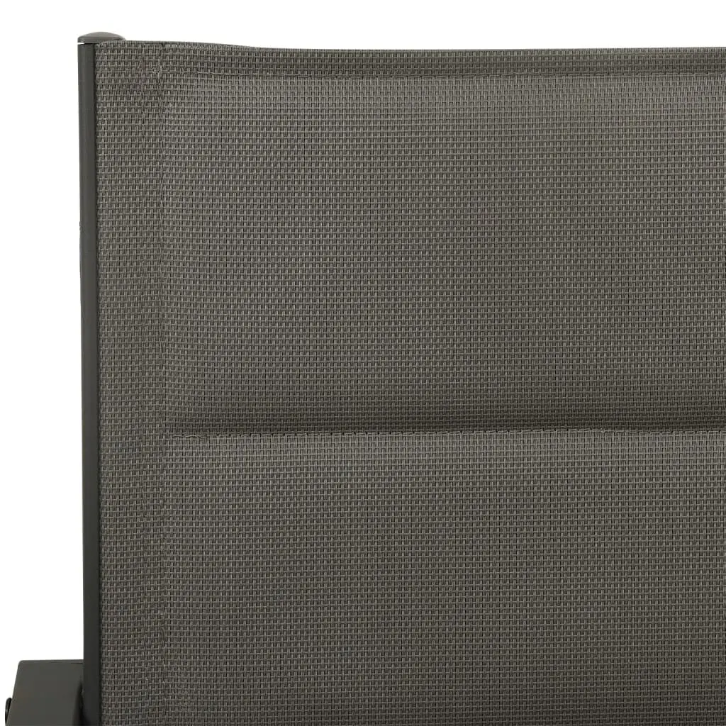 7 Piece Outdoor Garden Dining Set Black Steel Chairs Table Patio Furniture