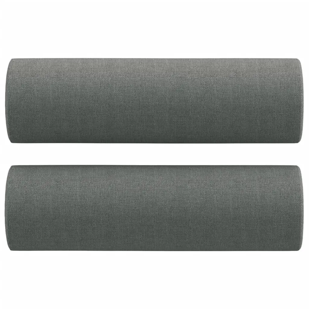 2-Seater Sofa Grey Fabric Modern Lounge Couch 140cm
