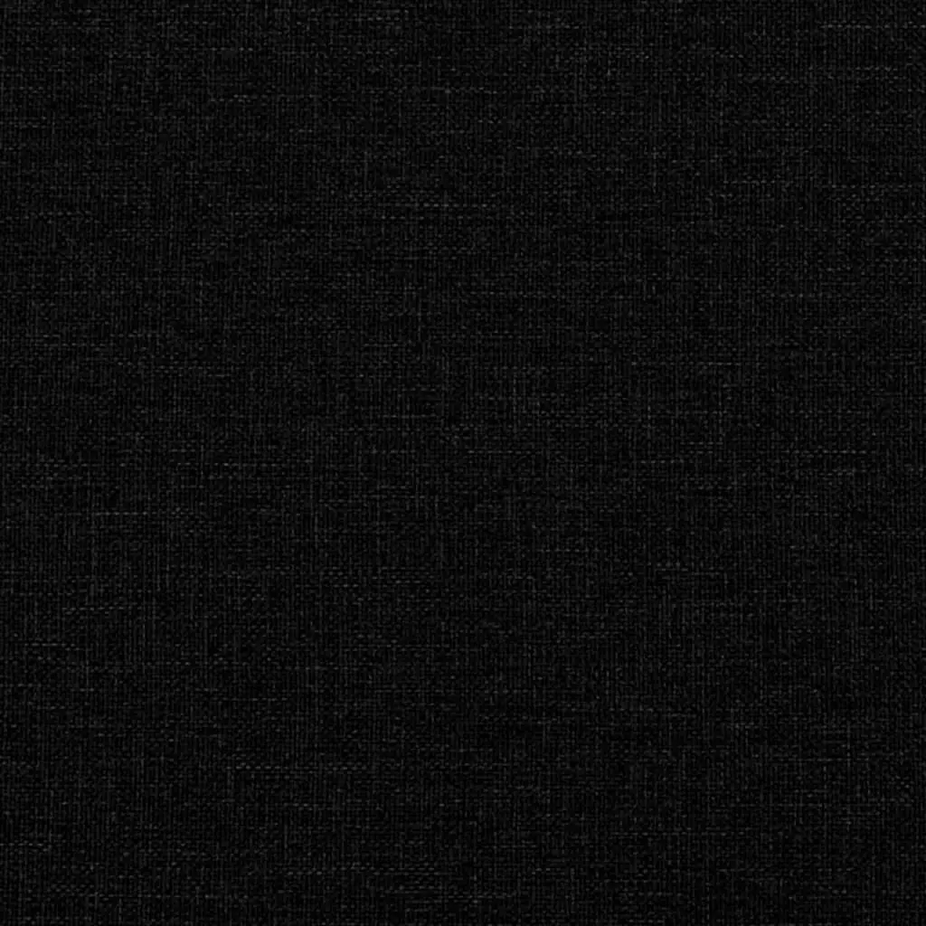 3 Piece Sofa Set Fabric Black Lounge Suite with Cushions