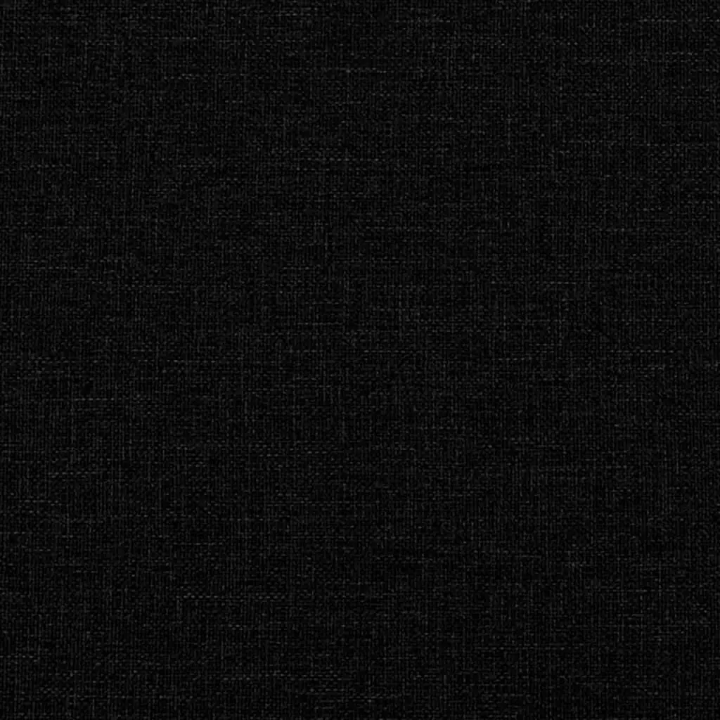 2 Piece Sofa Set with Pillows Black Fabric Couch Living Room Seating Suite