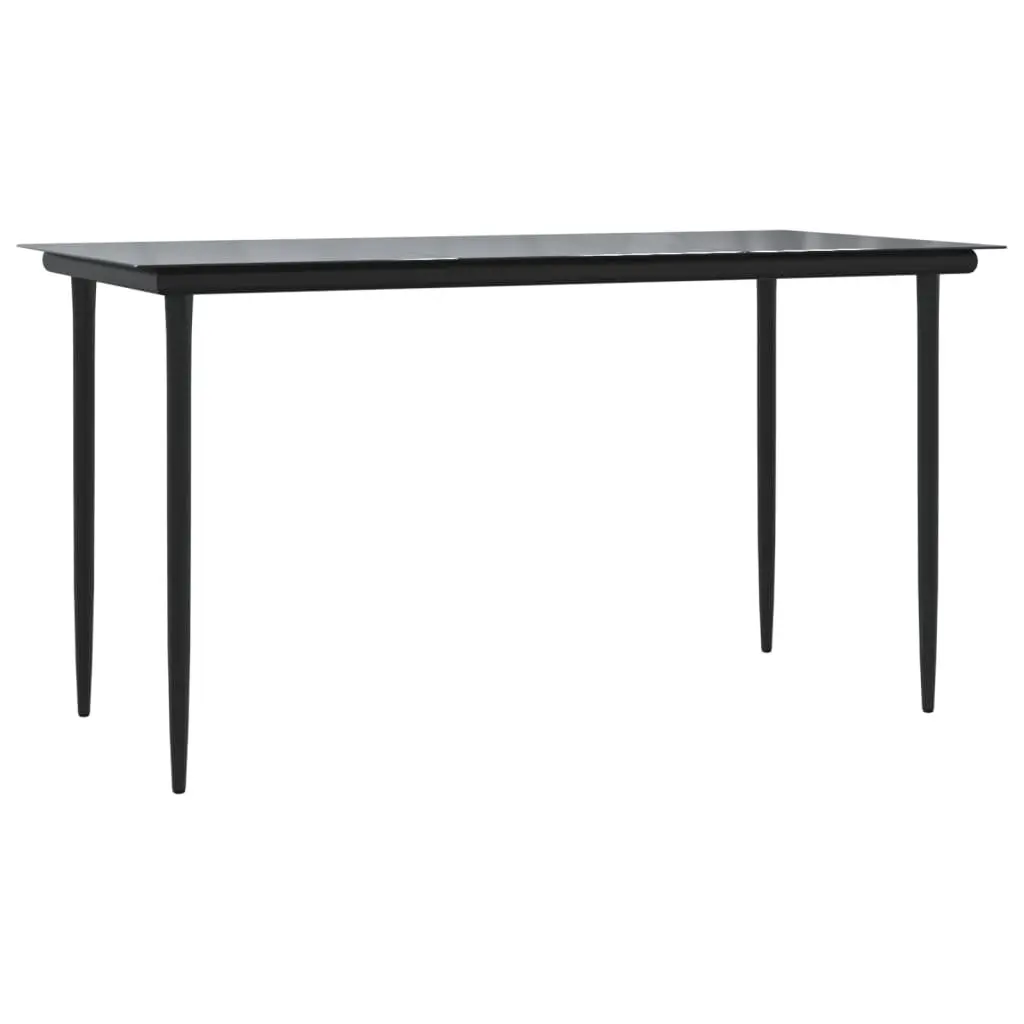 Garden Dining Set 2 Piece Outdoor Furniture Grey Poly Rattan Table Bench