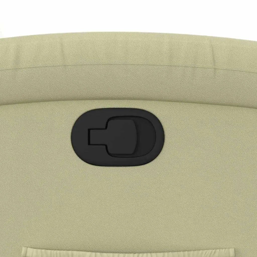 Stand Up Recliner Chair Power Lift Electric Cream Leather