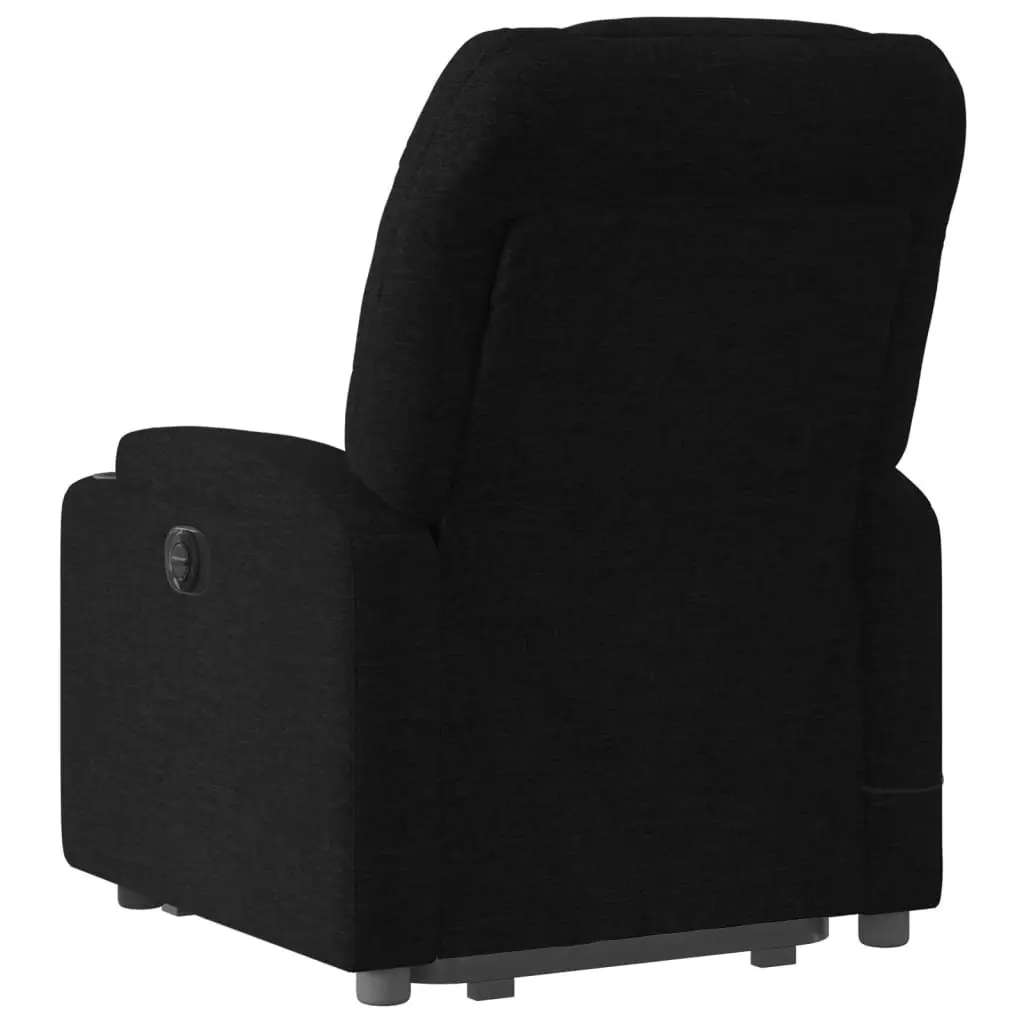 Electric Massage Recliner Chair Power Lift Recline Black Fabric