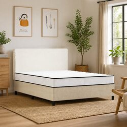 Queen Size Bonnell Spring Mattress Medium Firmness 152x203 cm Bedroom Bedding