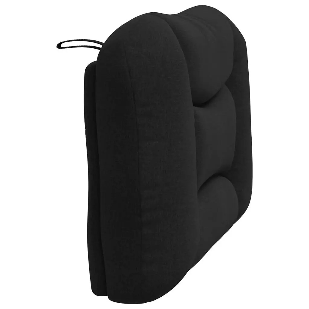 Headboard Cushion Breathable Fabric 90cm Black Wall Mounted Bed Pillow Support