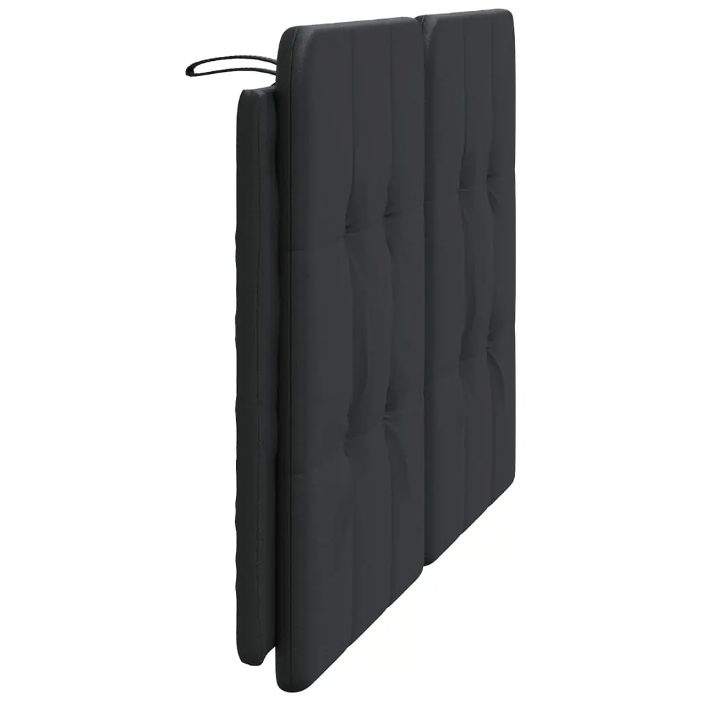 Headboard Cushion Faux Leather Wall Mounted Bed Pillow 137cm Black
