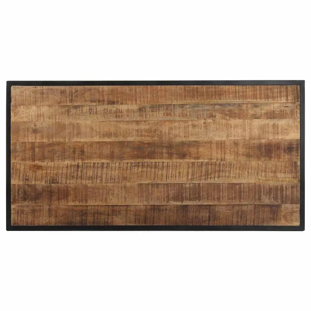 Dining Table Solid Mango Wood 120 cm Brown