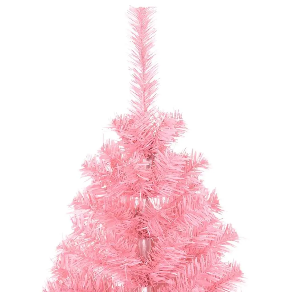 Artificial Christmas Tree 150cm Pink PVC with Stand Indoor Outdoor Seasonal