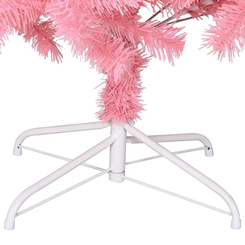 Artificial Christmas Tree 180cm Pink Reusable Indoor Outdoor Seasonal Decoration