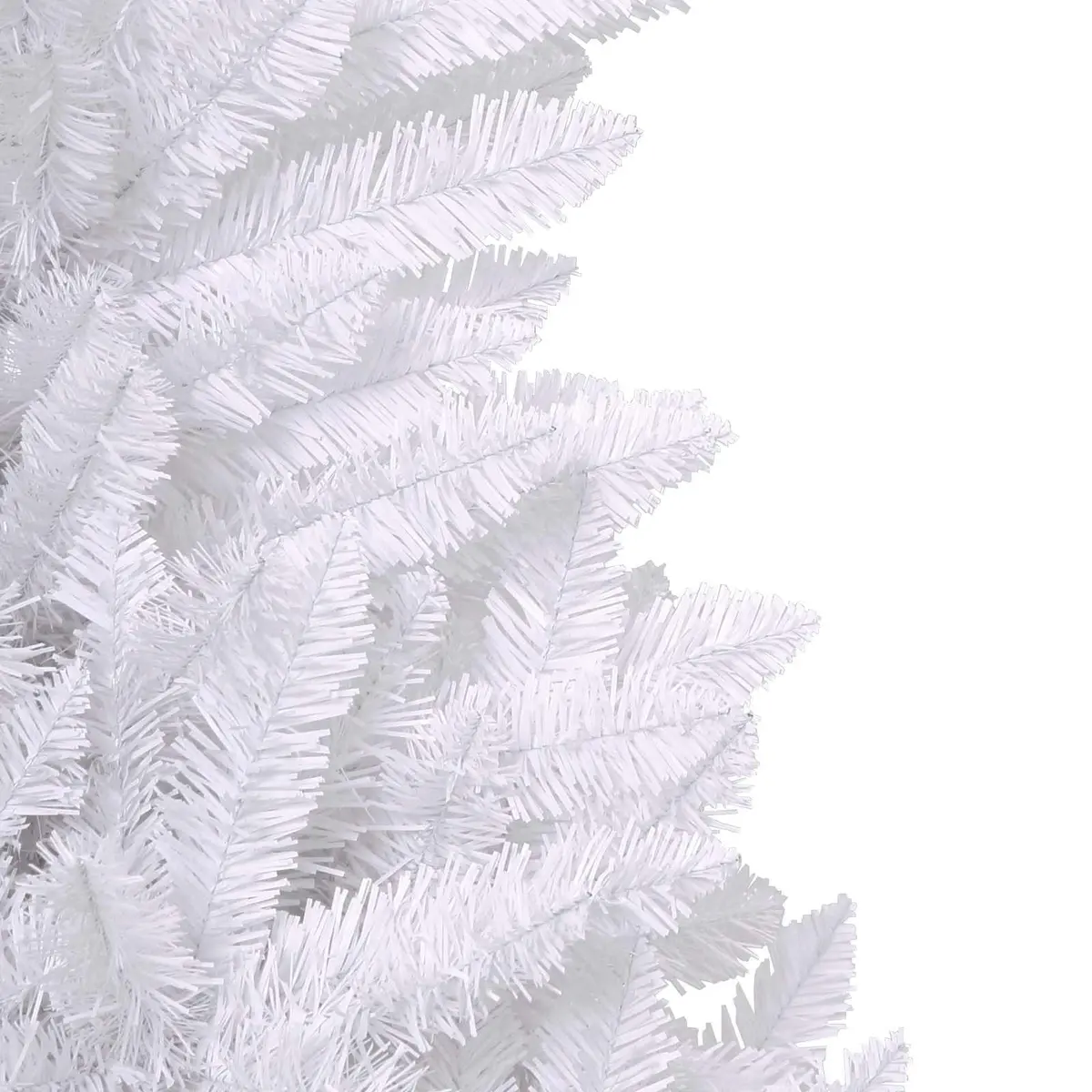 Artificial Christmas Tree Hinged Branches 180cm White
