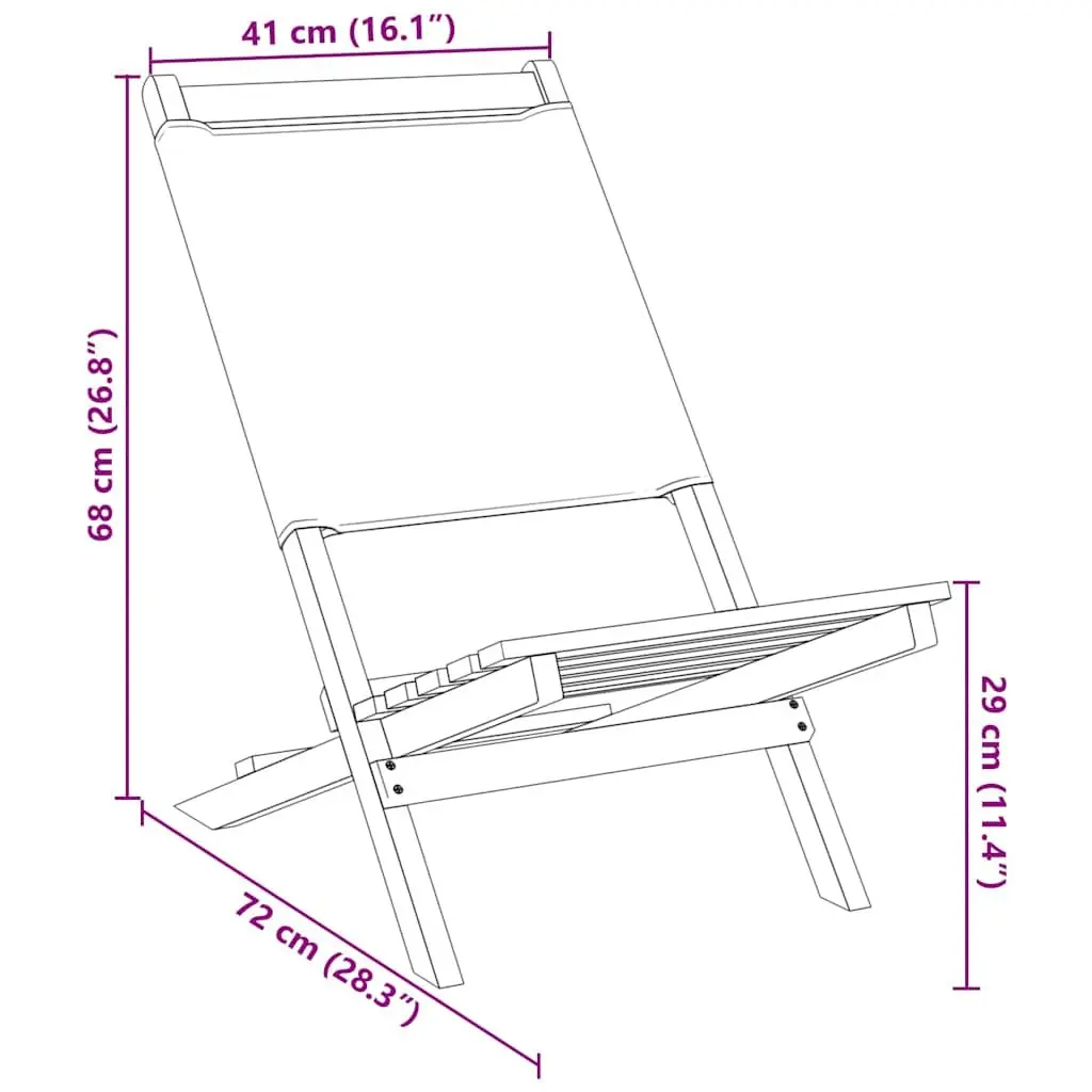 Folding Garden Chairs 6 Piece Set Outdoor Seating Wood White Fabric Patio