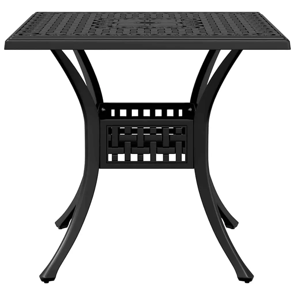 3 Piece Bistro Set Outdoor Garden Patio Furniture Table Chairs Black Seating