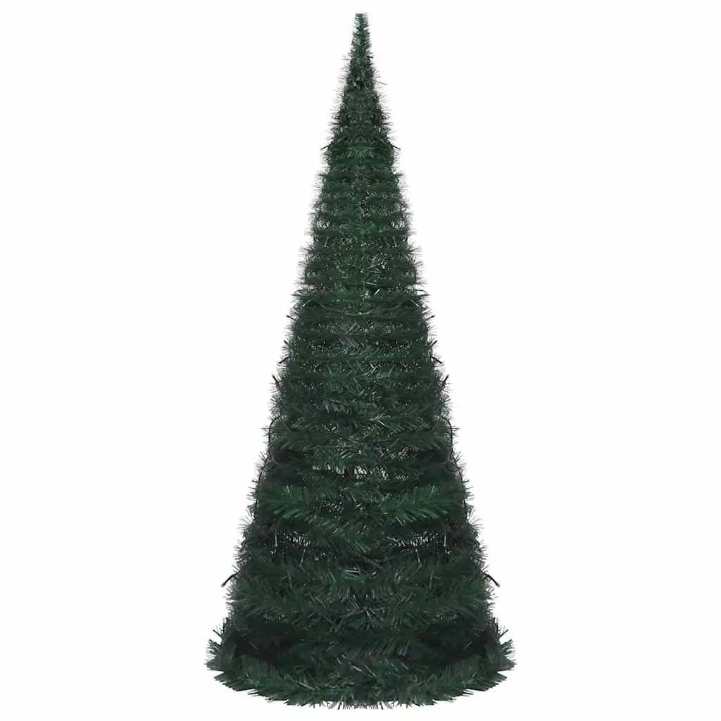 Pop-up Artificial Christmas Tree 210cm Green Pre-lit LED String Xmas Home Decor