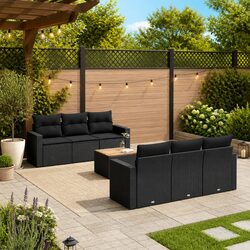 7 Piece Garden Sofa Set Outdoor Patio Furniture Lounge Chairs Table Cushions