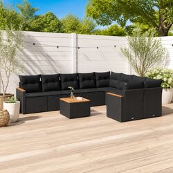 10 Piece Garden Sofa Set Outdoor Furniture Patio Lounge Seating with Cushions